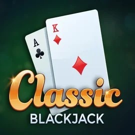 Classic Blackjack online game logo by Red Tiger Gaming on casino-europa.co.za