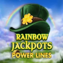 Jackpots logo of Rainbow Jackpots Power Lines from Red Tiger Gaming at Europa Casino  ZA