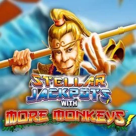 Stellar Jackpots with More Monkeys game by Lightning Box Game – logo hosted on Europa Casino  ZA